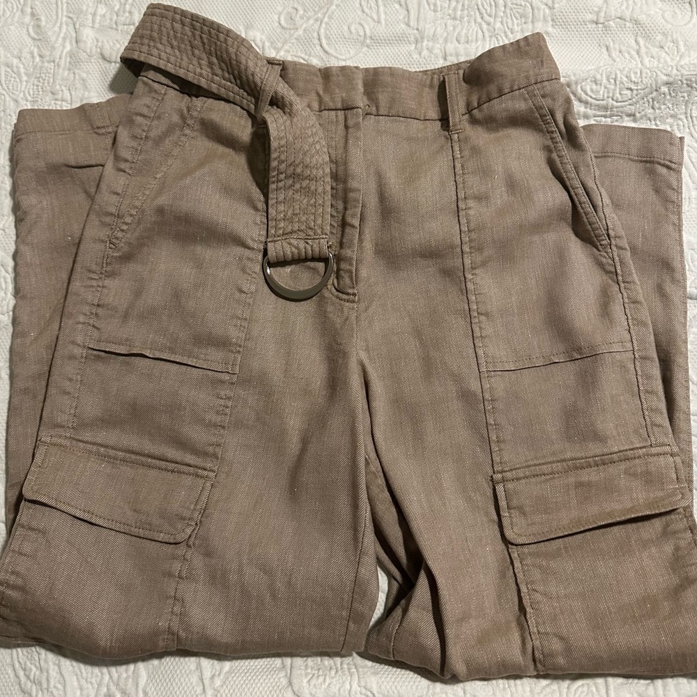 White House Black Market Tan Pantsuit